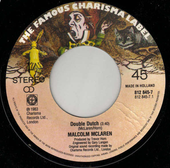 Malcolm McLaren : Double Dutch (7", Single)