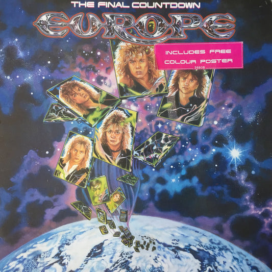 Europe (2) : The Final Countdown (LP, Album, Emb)