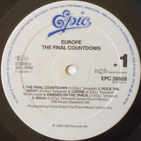 Europe (2) : The Final Countdown (LP, Album, Emb)