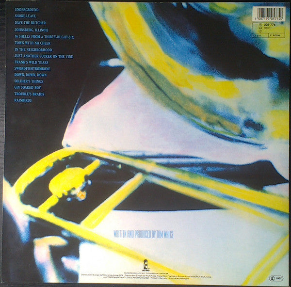 Tom Waits : Swordfishtrombones (LP, Album, RP)