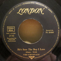 The Crystals : He's Sure The Boy I Love (7", Single)
