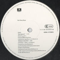 Pet Shop Boys : Always On My Mind (12", Maxi)
