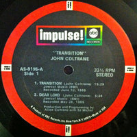 John Coltrane : Transition (LP, Album, Gat)