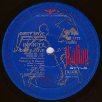 Infinity (4) : Dirty Love (12", Blu)