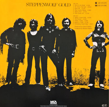 Steppenwolf : Gold (Their Great Hits) (LP, Comp, RE)