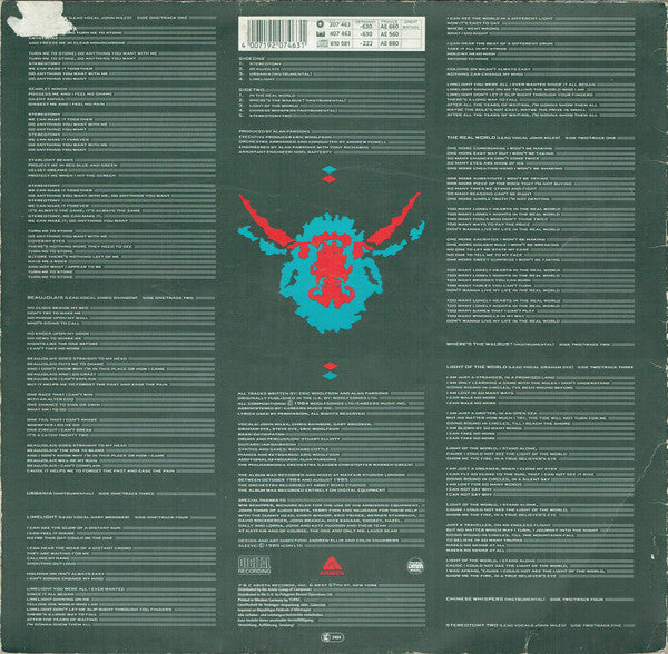The Alan Parsons Project : Stereotomy (LP, Album)