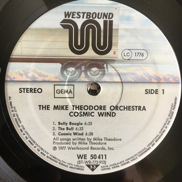 The Mike Theodore Orchestra : Cosmic Wind (LP, Album)