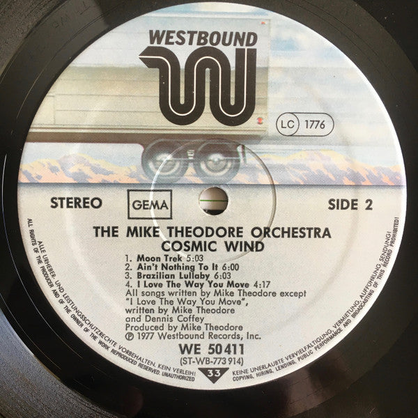 The Mike Theodore Orchestra : Cosmic Wind (LP, Album)