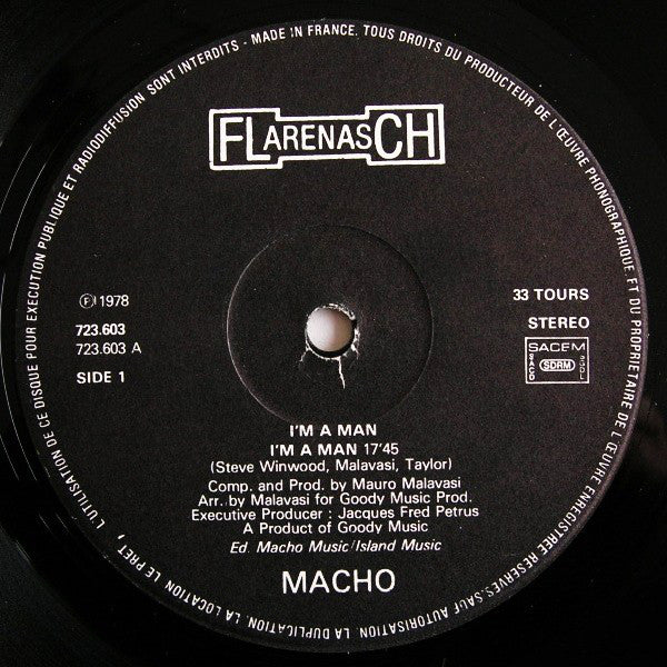 Macho : I'm A Man (LP, Album)