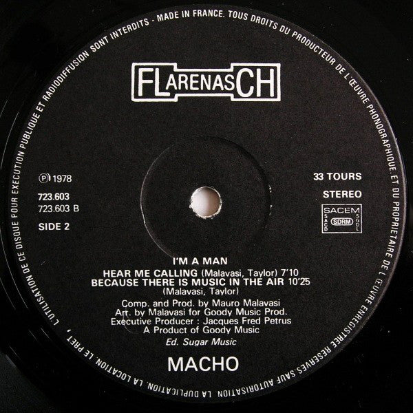 Macho : I'm A Man (LP, Album)