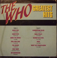 The Who : Greatest Hits (LP, Comp, RE)