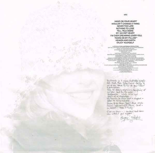 Kylie Minogue : Enjoy Yourself (LP, Album)