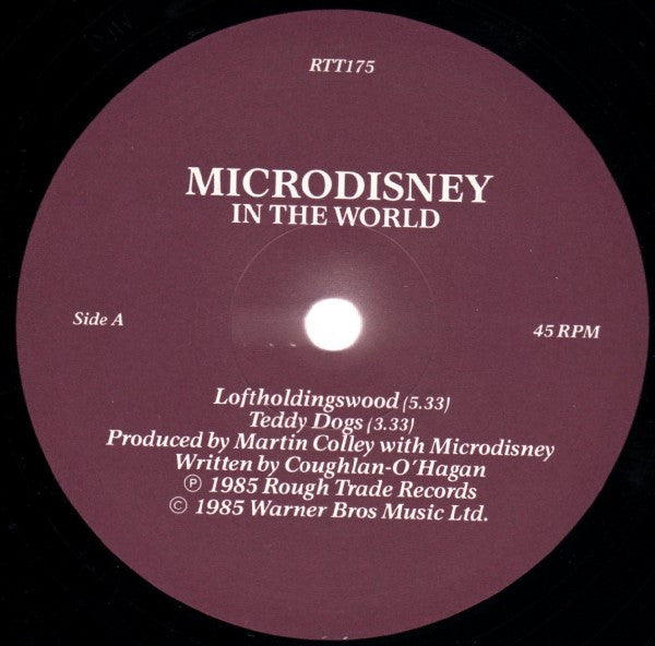 Microdisney : In The World (12", EP)