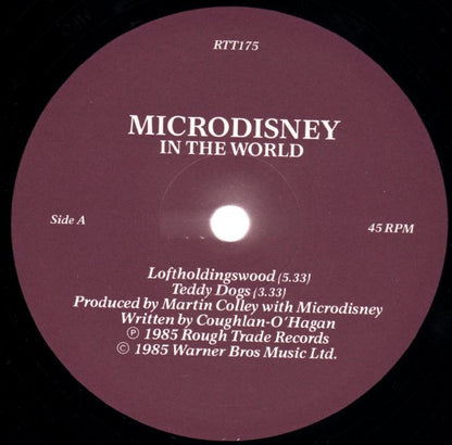 Microdisney : In The World (12", EP)