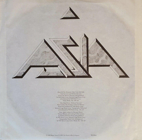 Asia (2) : Asia (LP, Album, RE)