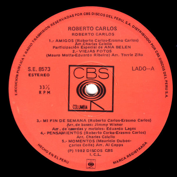 Roberto Carlos : Roberto Carlos (LP, Album)