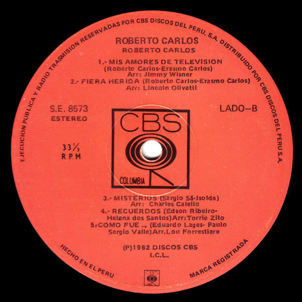 Roberto Carlos : Roberto Carlos (LP, Album)