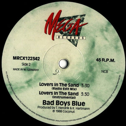 Bad Boys Blue : Lovers In The Sand (12", Maxi)
