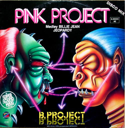 Pink Project : B.Project (Medley Billie Jean / Jeopardy) (12", Maxi)