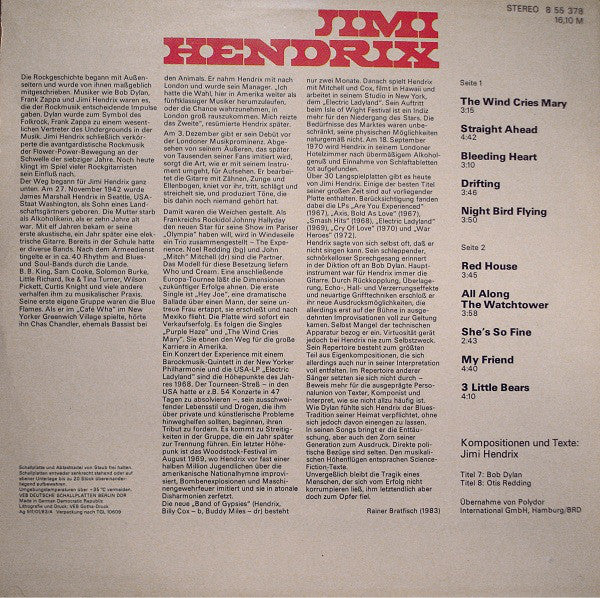 Jimi Hendrix : Jimi Hendrix (LP, Comp, RE, Sma)