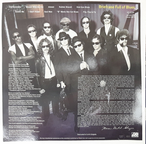 The Blues Brothers : Briefcase Full Of Blues (LP, Album, RE)
