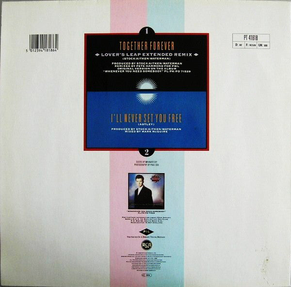 Rick Astley : Together Forever (12", Maxi)