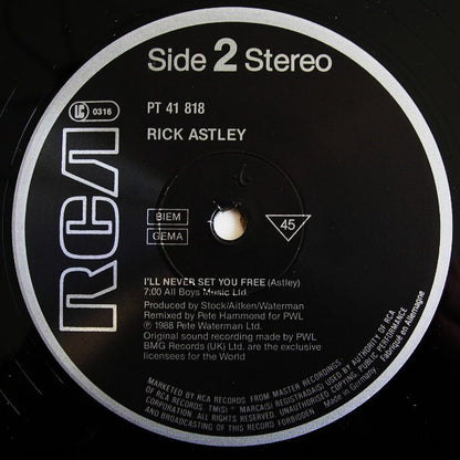 Rick Astley : Together Forever (12", Maxi)