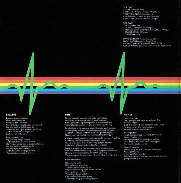 Pink Floyd : The Dark Side Of The Moon (LP, Album, Gat)