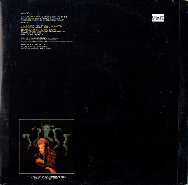 Howard Jones : Look Mama (Extended Mix) (12", Single, PRS)