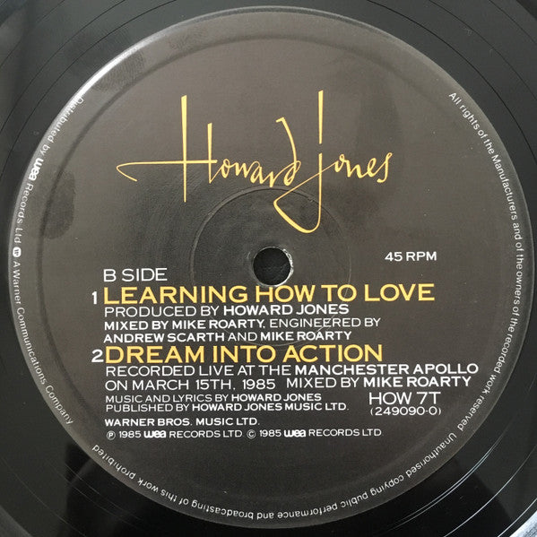 Howard Jones : Look Mama (Extended Mix) (12", Single, PRS)