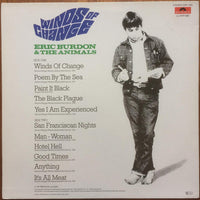 Eric Burdon & The Animals : Winds Of Change (LP, Album, RE)