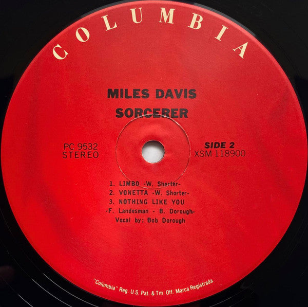 Miles Davis : Sorcerer (LP, Album, RE)
