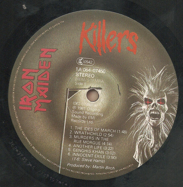 Iron Maiden : Killers (LP, Album)