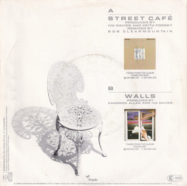Icehouse : Street Café (7", Single)