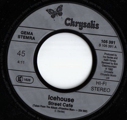 Icehouse : Street Café (7", Single)