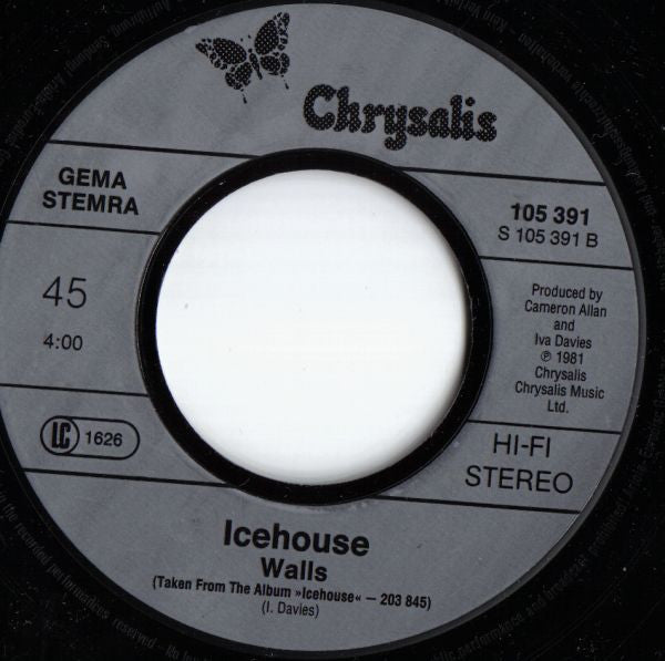 Icehouse : Street Café (7", Single)