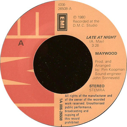 Maywood : Late At Night (7", Single)