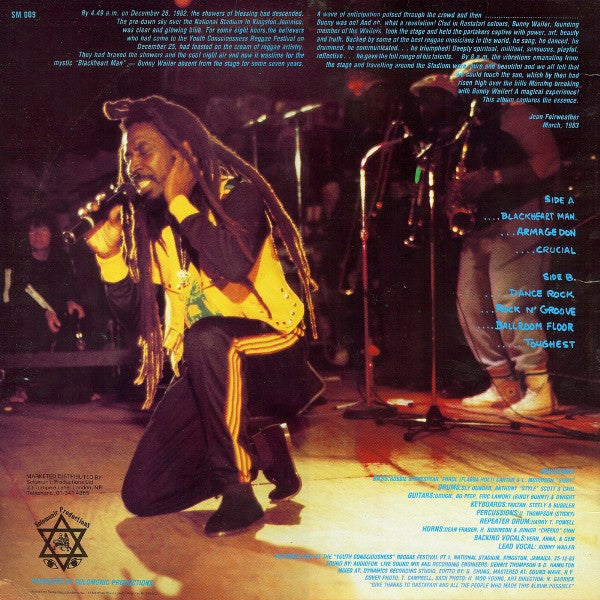 Bunny Wailer : Live! (LP, Album)