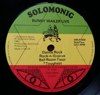 Bunny Wailer : Live! (LP, Album)