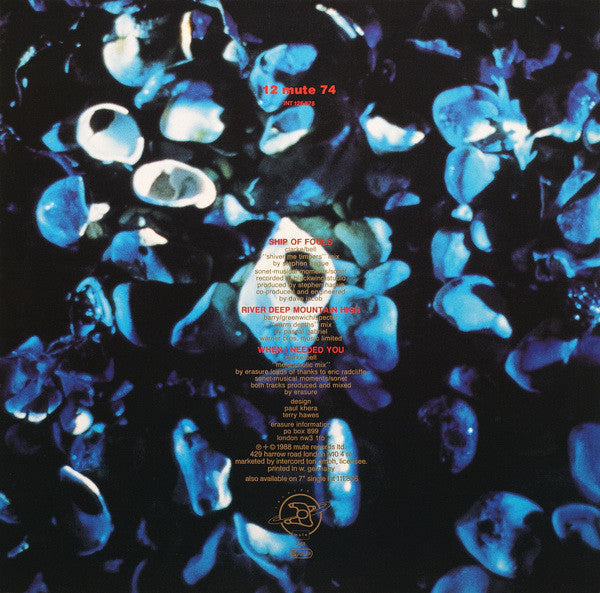 Erasure : Ship Of Fools (12", Maxi)