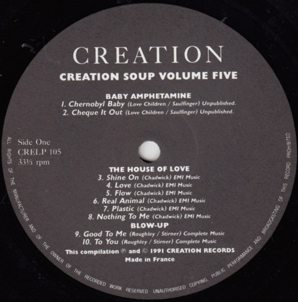 Various : Creation Soup Volume Five (LP, Comp)