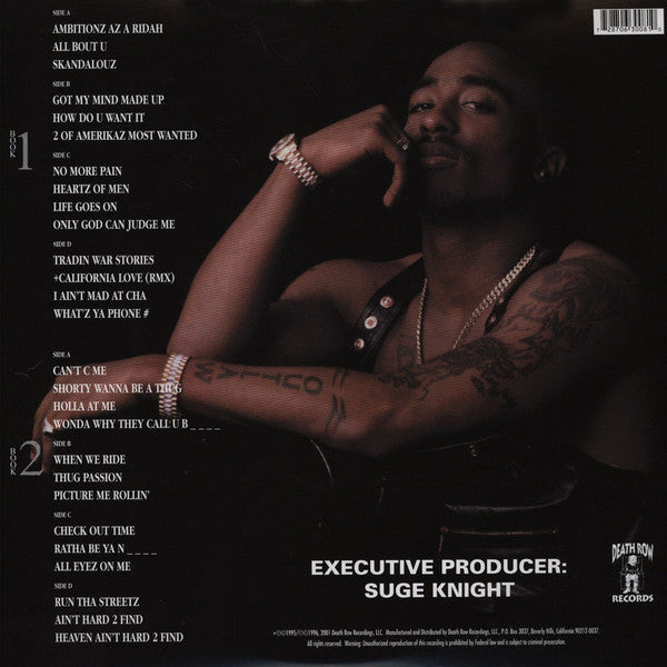 2Pac : All Eyez On Me (4xLP, Album, RE, RM)