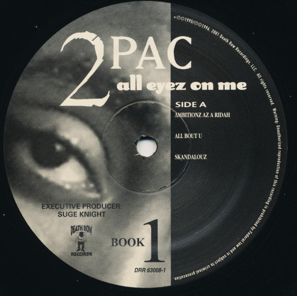 2Pac : All Eyez On Me (4xLP, Album, RE, RM)