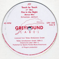 Joy (9) : Touch By Touch (12", Maxi)