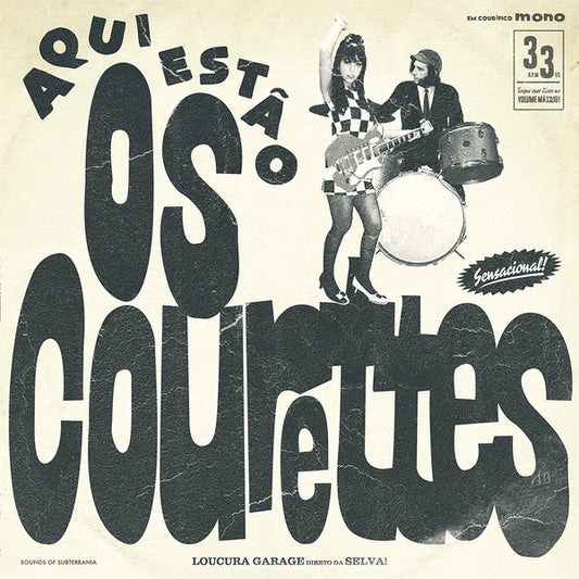 Os Courettes* : Aqui Estão Os Courettes (10", Album, Mono, Ltd, RE)