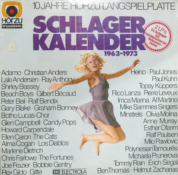 Various : Schlager Kalender 1963-1973 (2xLP, Comp)