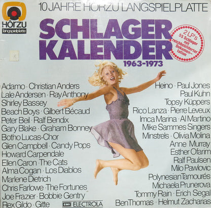 Various : Schlager Kalender 1963-1973 (2xLP, Comp)
