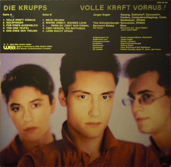 Die Krupps : Volle Kraft Voraus! (LP, Album)