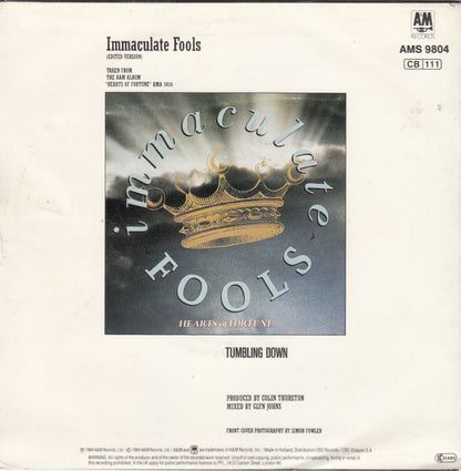 Immaculate Fools : Immaculate Fools (7", Single)