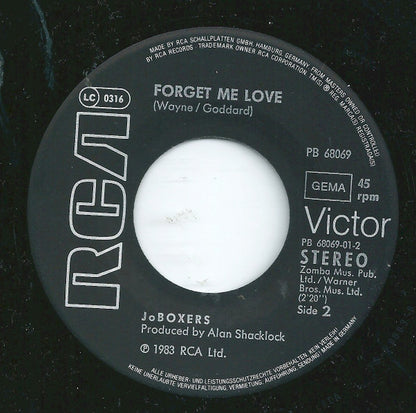 JoBoxers : Just Got Lucky (7", Single)